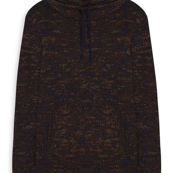 {Primark} Cotton-Blend Slouchy Knitted Men's Hoodie with Roll Neck - Picture 1 of 9